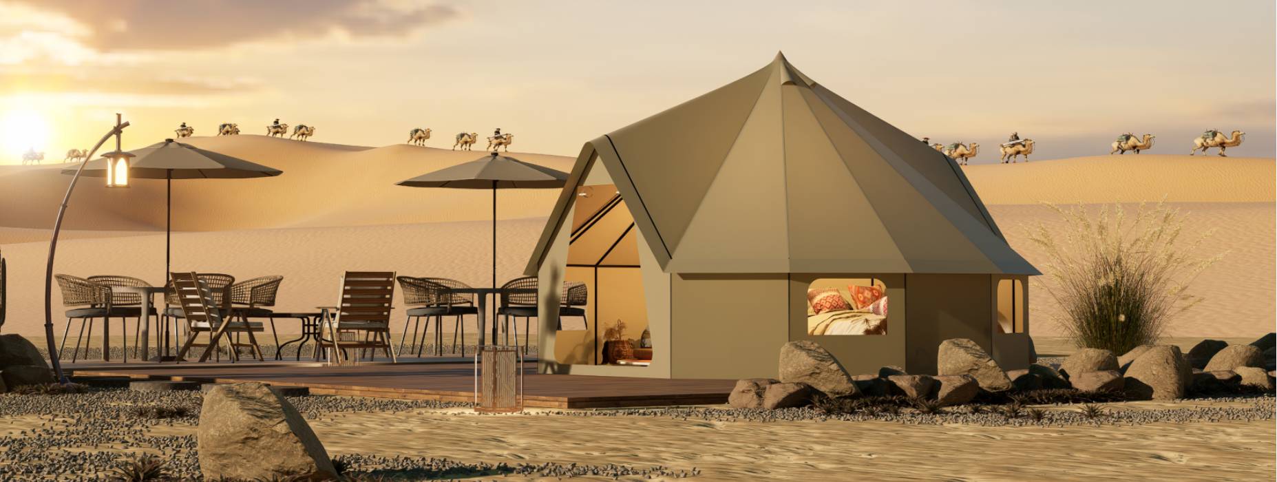 五峰露营酒店帐篷产品